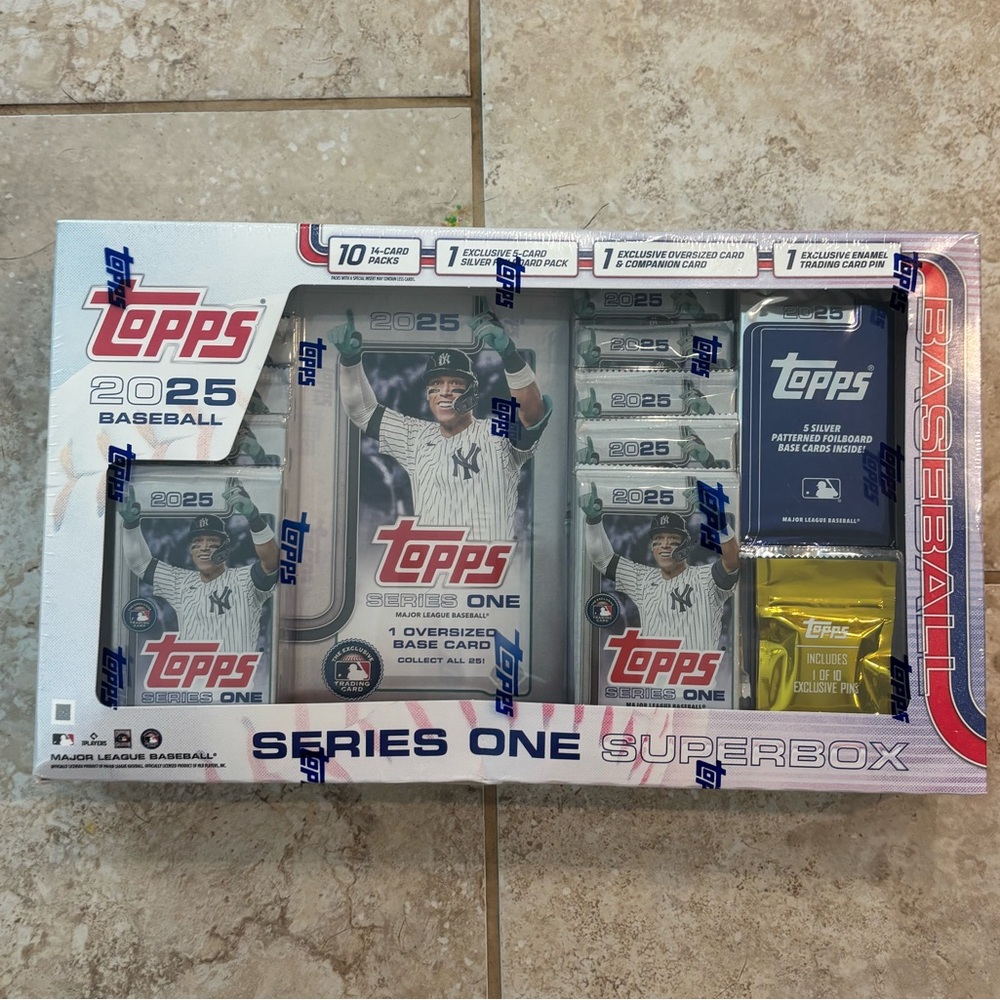BRAND NEW UNOPENED Topps 2025 Series One Superbox Baseball Cards